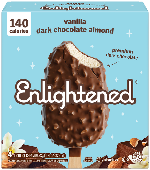 Vanilla Dark Chocolate Almond Bars - Enlightened