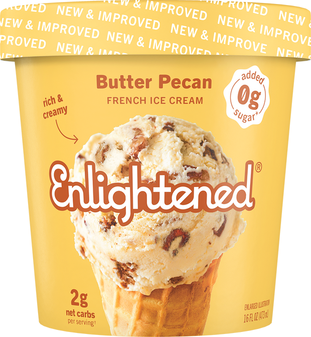 Butter Pecan Ice Cream Pint - Enlightened