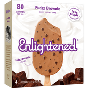 Fudge Brownie Greek Yogurt Bars - Enlightened