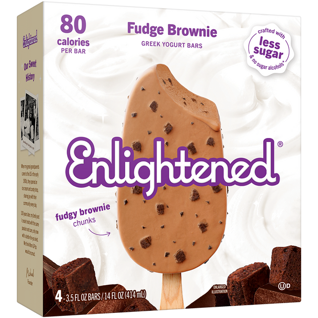 Fudge Brownie Greek Yogurt Bars - Enlightened