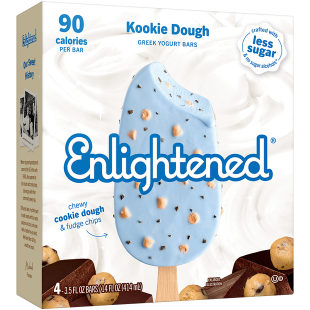 Kookie Dough Greek Yogurt Bars - Enlightened