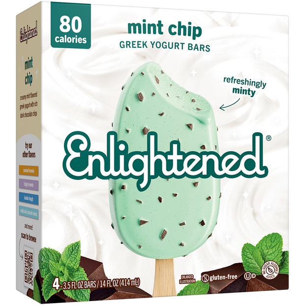 Mint Chip Greek Yogurt Bars - Enlightened