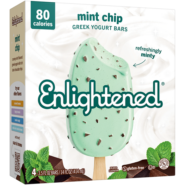 Mint Cookies Greek Yogurt Bars Enlightened