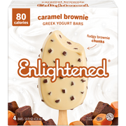 Caramel Brownie Greek Yogurt Bars - Enlightened