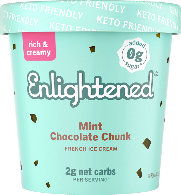 Keto Mint Chocolate Chunk Pint - Enlightened